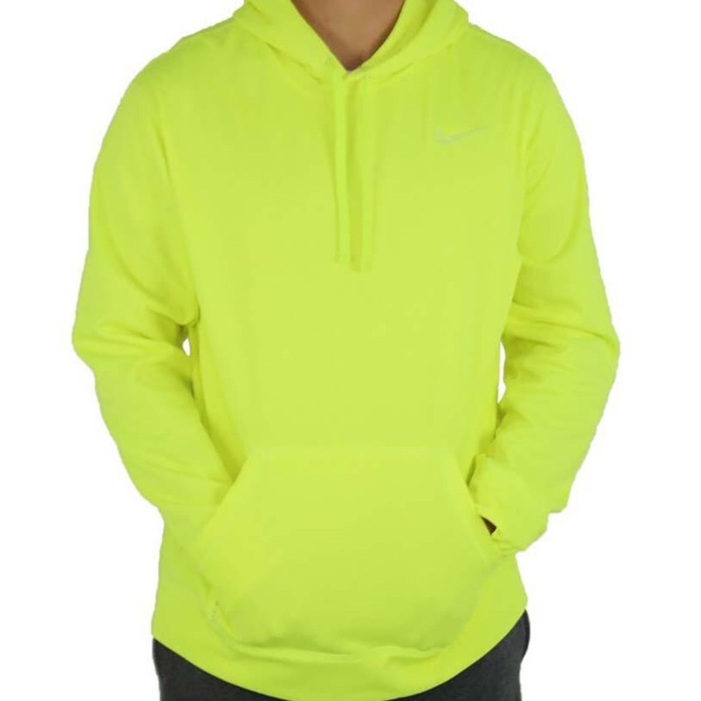 Nike Neon Yellow Therma-Fit Pullover Hoodie
